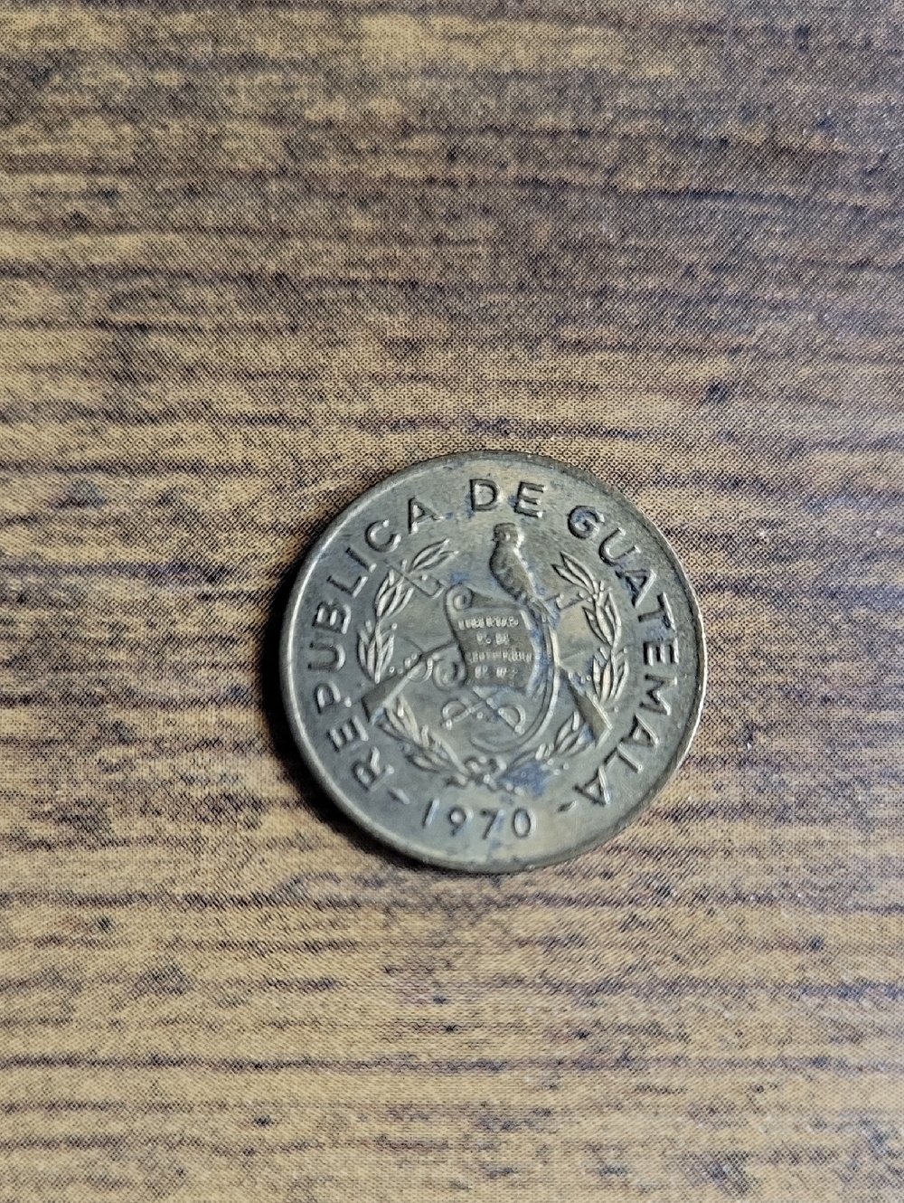 1970 Guatemala Commemorative Coin - Brass Tone